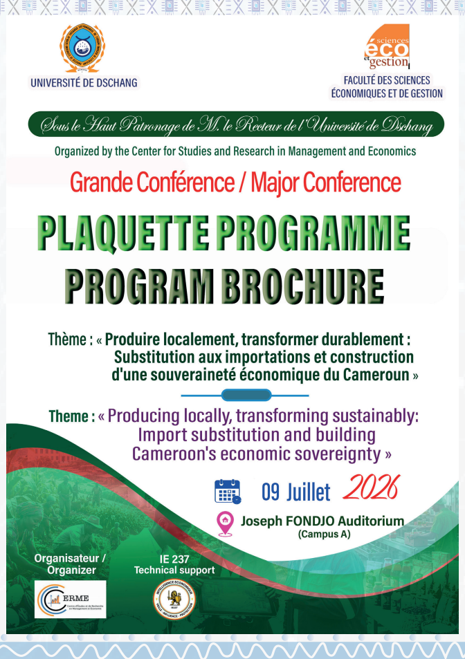 Couverture du booklet officiel de la Grande Conférence